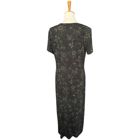 NWT Vintage Y2K 90s Witchy Whimsical Whimsigoth Goth Dark Romantic Maxi Dress - Picture 5 of 7